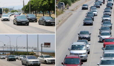 Bayram Dönüşünde Antalya Yolunda Trafik Yoğunluğu