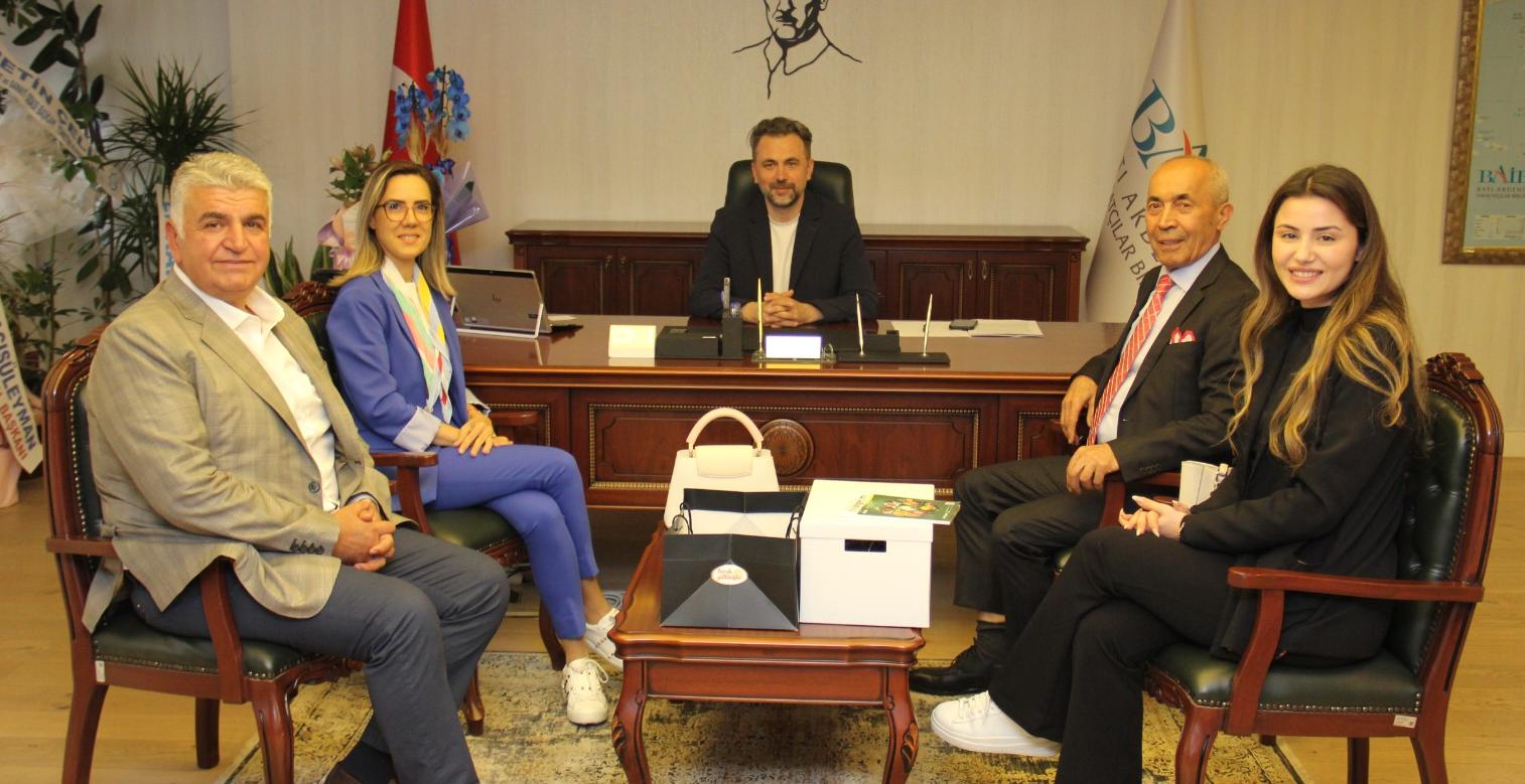 ANFAŞ’tan BAİB Başkanı Mehmet Ali Can’a Ziyaret: İhracat İçin İş Birliği Mesajı
